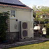 Panasonic Aquarea 9kW High Temperature monobloc air source heat pump with 100litre buffer box and hot water cylinder installed in North Somerset