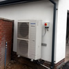 Panasonic Aquarea 12kW Total Capacity  (T-CAP) Bi Bloc Air Source Heat Pump installed to renovation with underfloor heating, Somerset