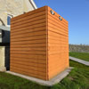 3.5 tonne external wood pellet store installed in Somerset