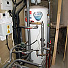 Gledhill Torrent 250ltr thermal store combining a heat pump, solar thermal and wood pellet boiler in Somerset